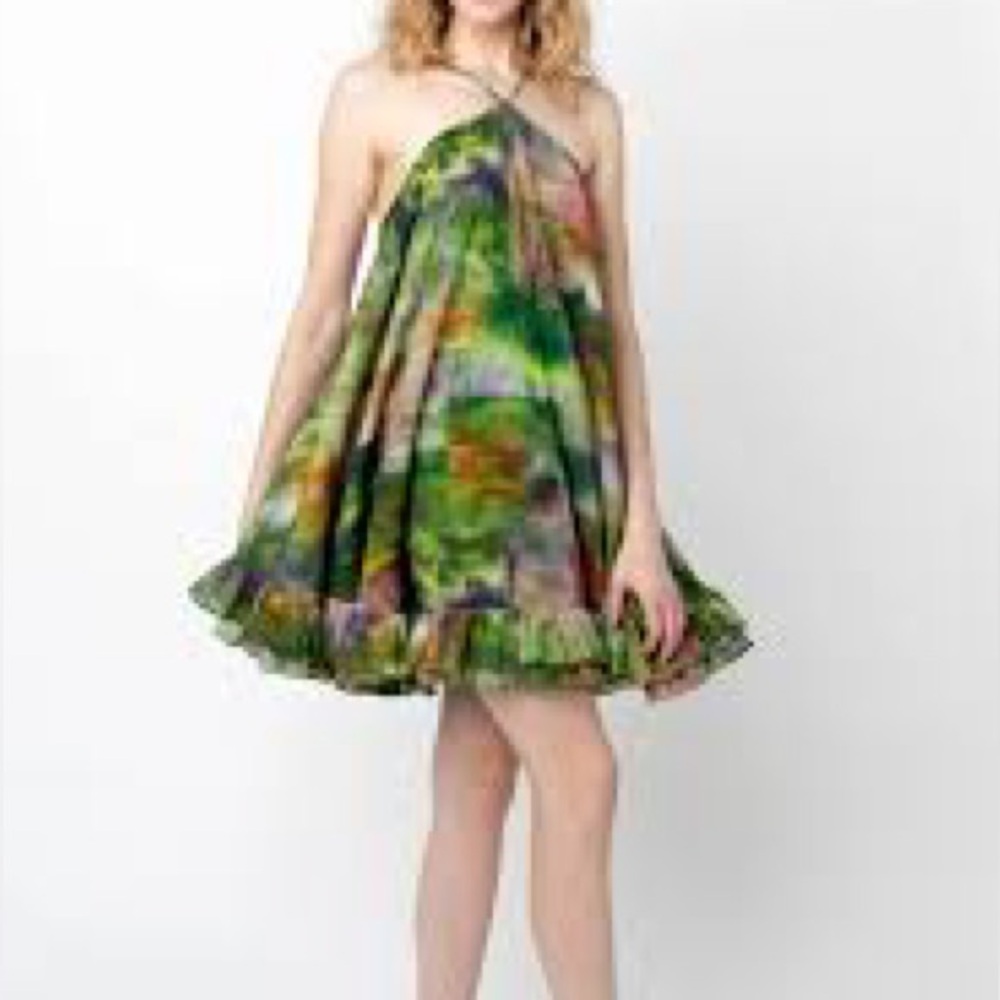 Hope for Flowers by Tracy Reese | Halter Mini Dress | SZ XL